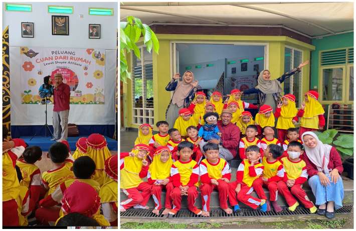 TK Islam Al Irsyad Kedatangan Pendongeng Kak Arifin dan Boneka Gober, Seru Penuh Edukasi