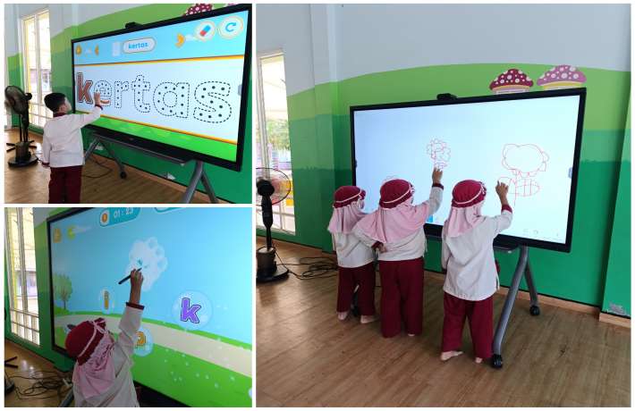 PEMBELAJARAN INTERAKTIF DAN MENYENANGKAN DENGAN MEMANFAATKAN DIGITAL SMART BOARD