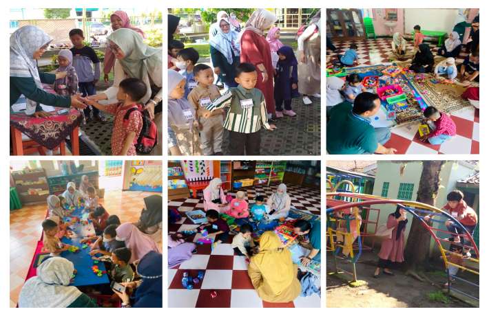 BERMAIN, BELAJAR DAN BERTEMAN, KEGIATAN BERMAIN SEHARI CALON ANAK DIDIK 2025-2026