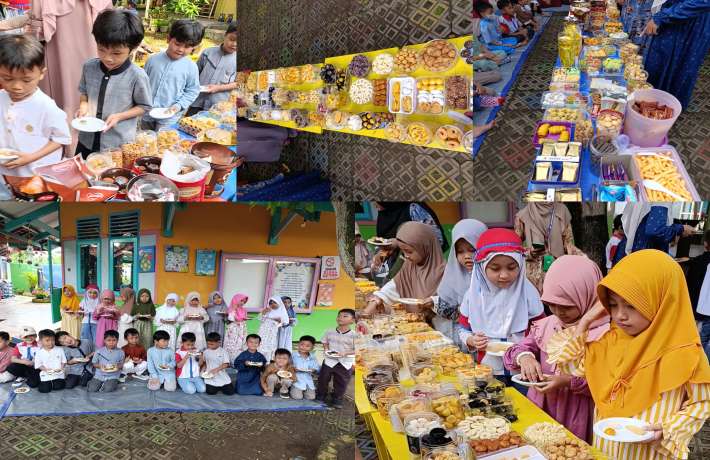 MANISNYA BERBAGI KUE LEBARAN, TEBAR CINTA UNTUK SEMUA