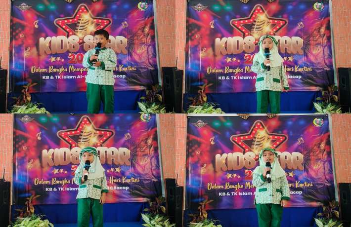SEMARAK HARI KARTINI, LOMBA MENYANYI LAGI NASIONAL KELOMPOK A DAN KB TK ISLAM AL IRSYAD 01 CILACAP 