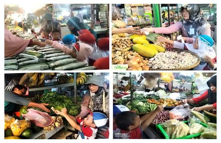 BUSINESS DAY, KELOMPOK A DAN KB BERKUNJUNG KE PASAR TANJUNG